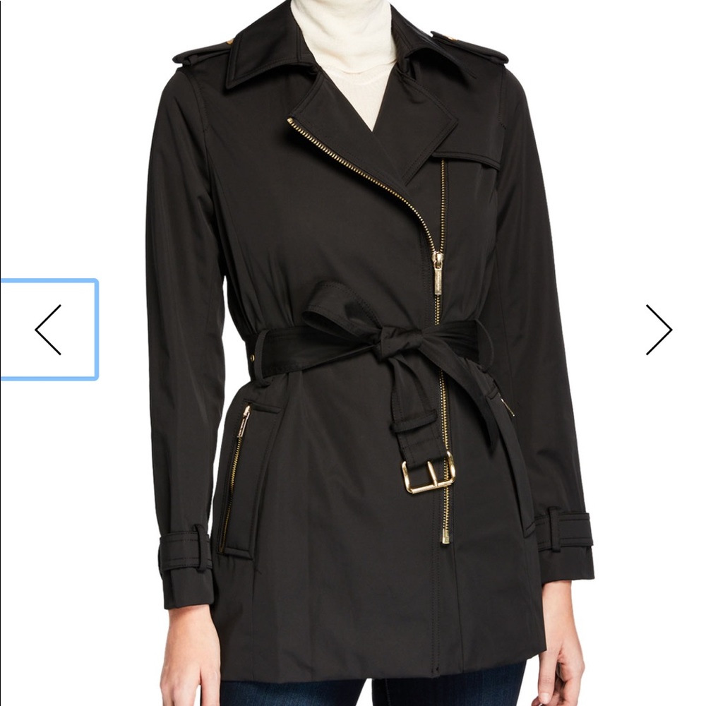 Michael Kors zip trench jacket